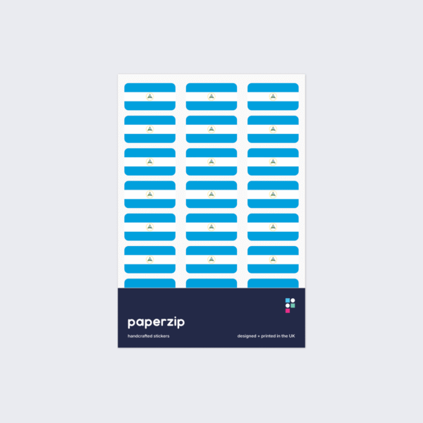 Nicaragua Flag Stickers