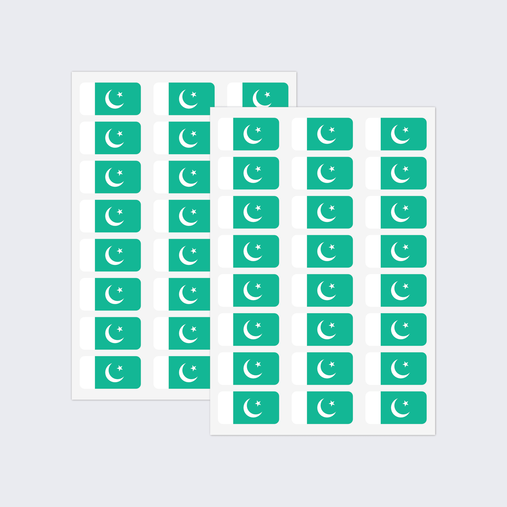 Pakistan Flag Stickers - Image 2