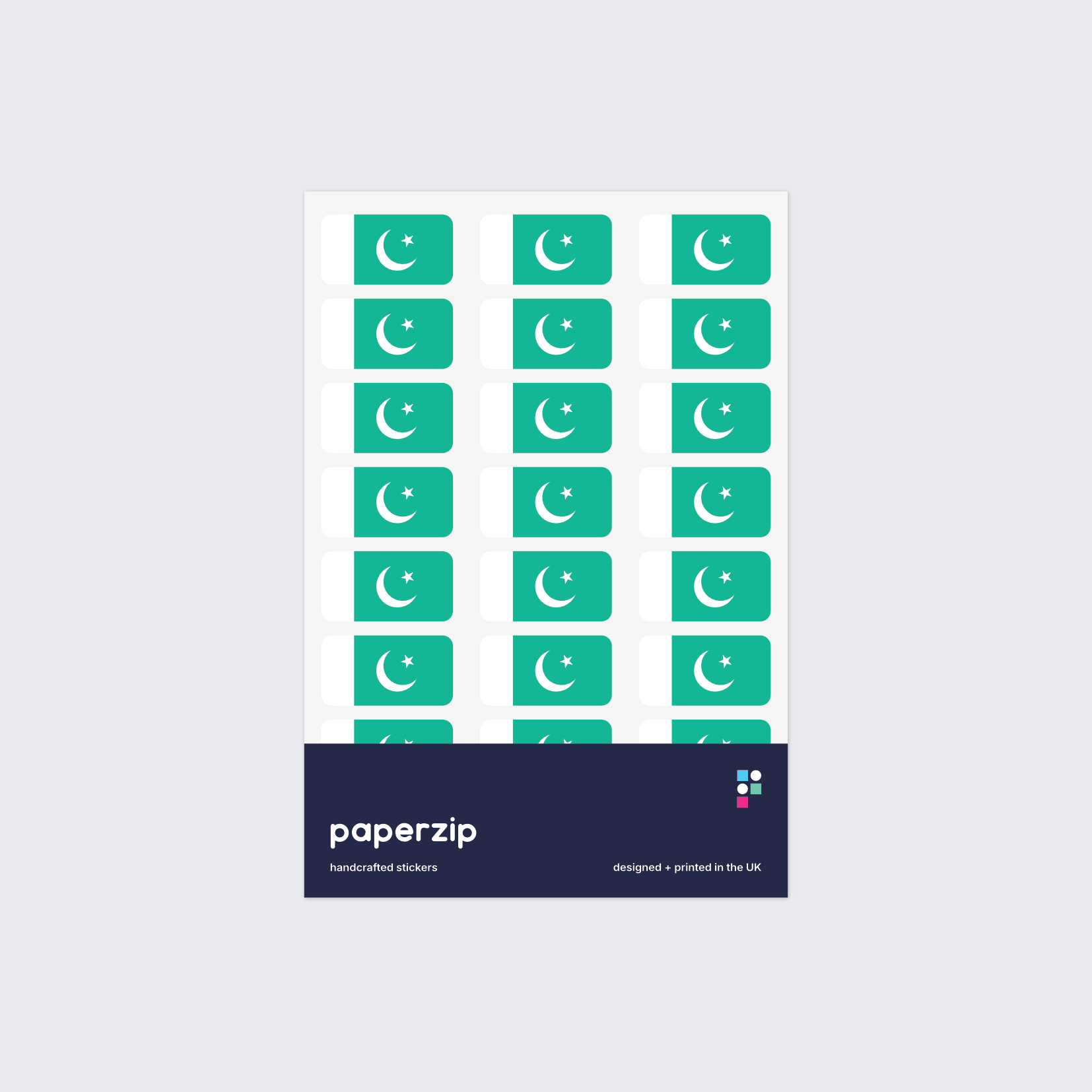 Pakistan Flag Stickers
