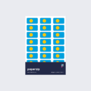Palau Flag Stickers