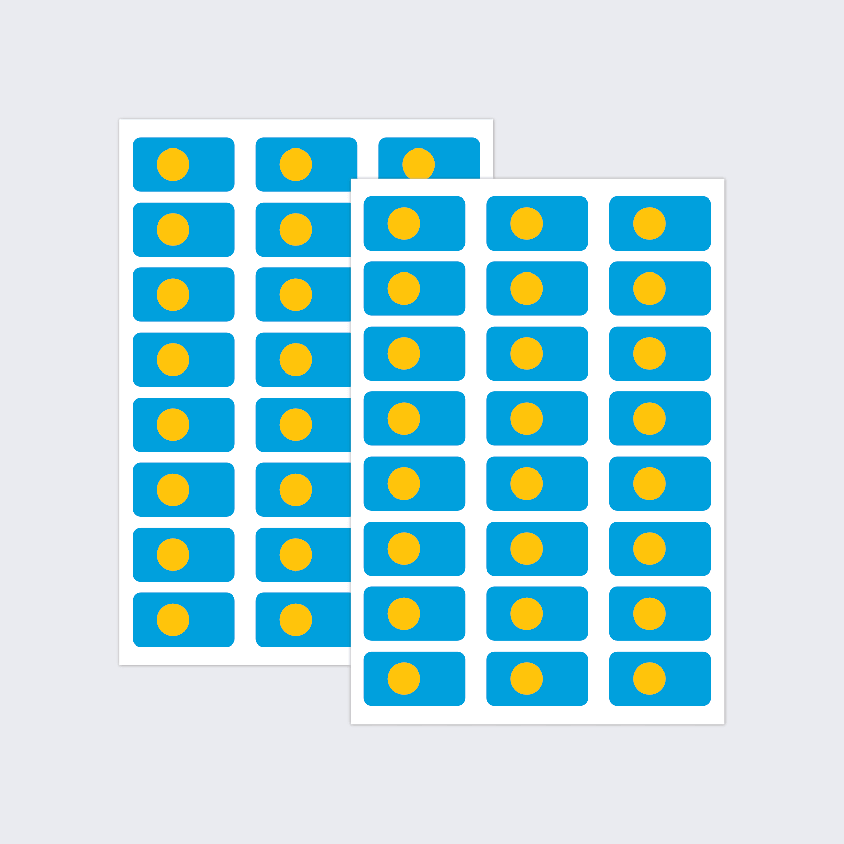 Palau Flag Stickers - Image 2