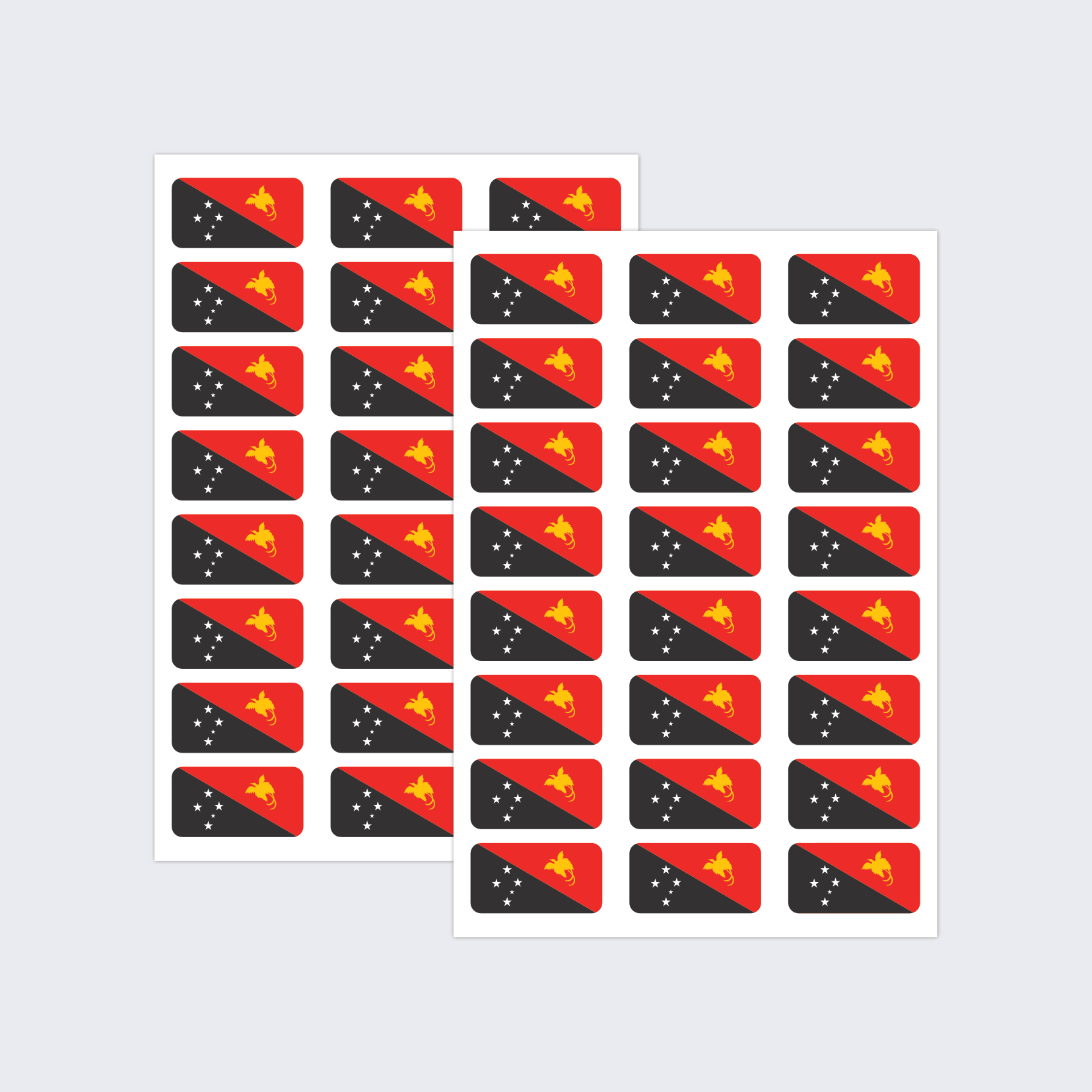 Papua New Guinea Flag Stickers - Image 2