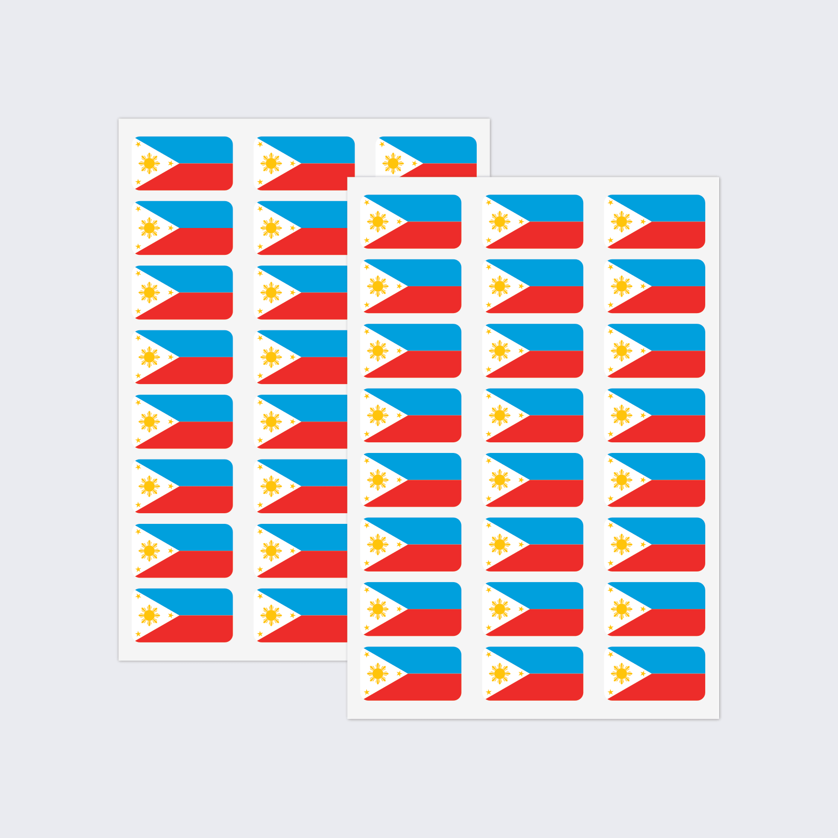 Philippines Flag Stickers - Image 2
