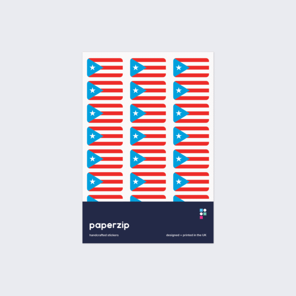 Puerto Rico Flag Stickers