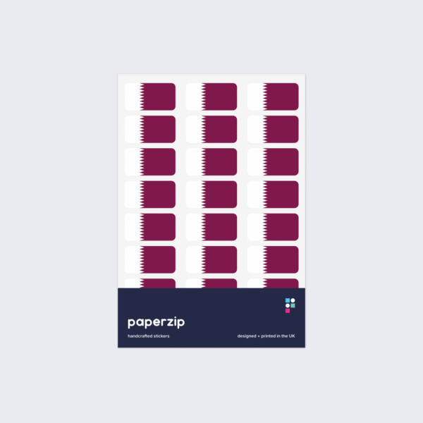 Qatar Flag Stickers