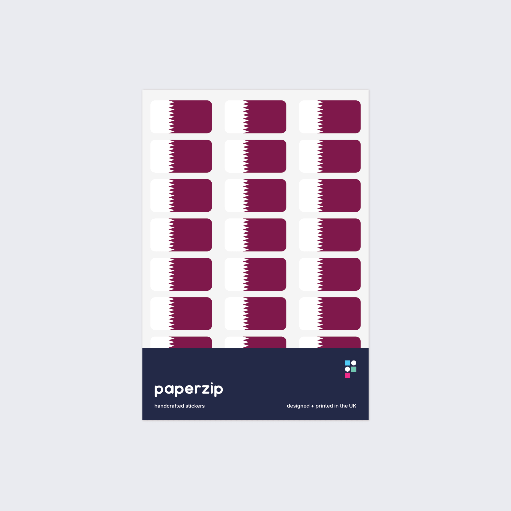 Qatar Flag Stickers
