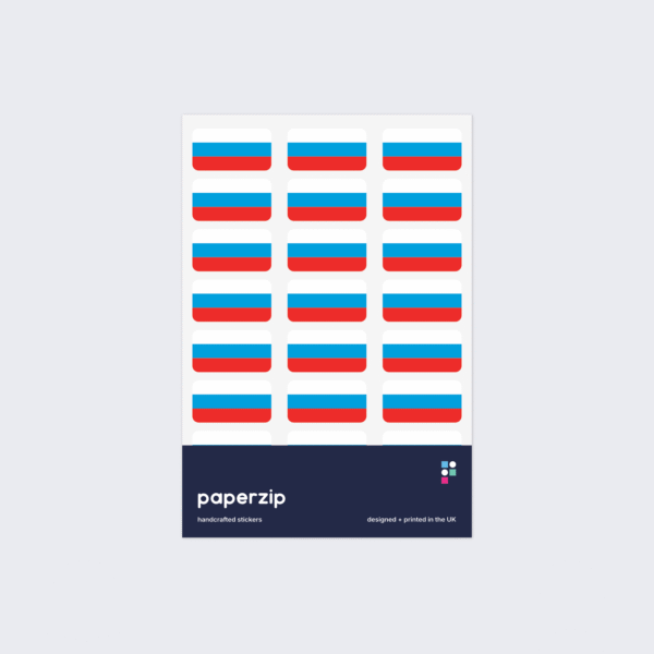 Russia Flag Stickers