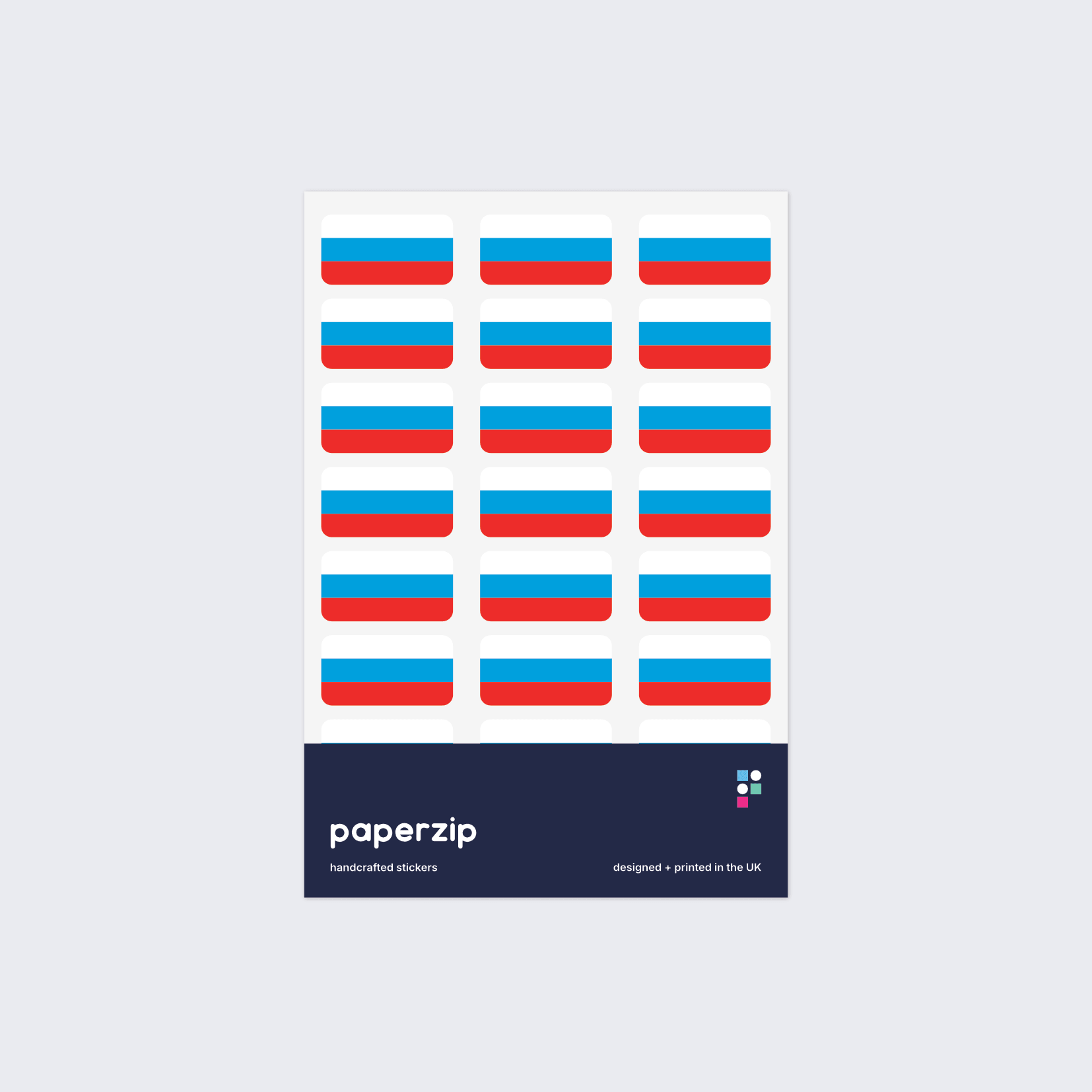 Russia Flag Stickers
