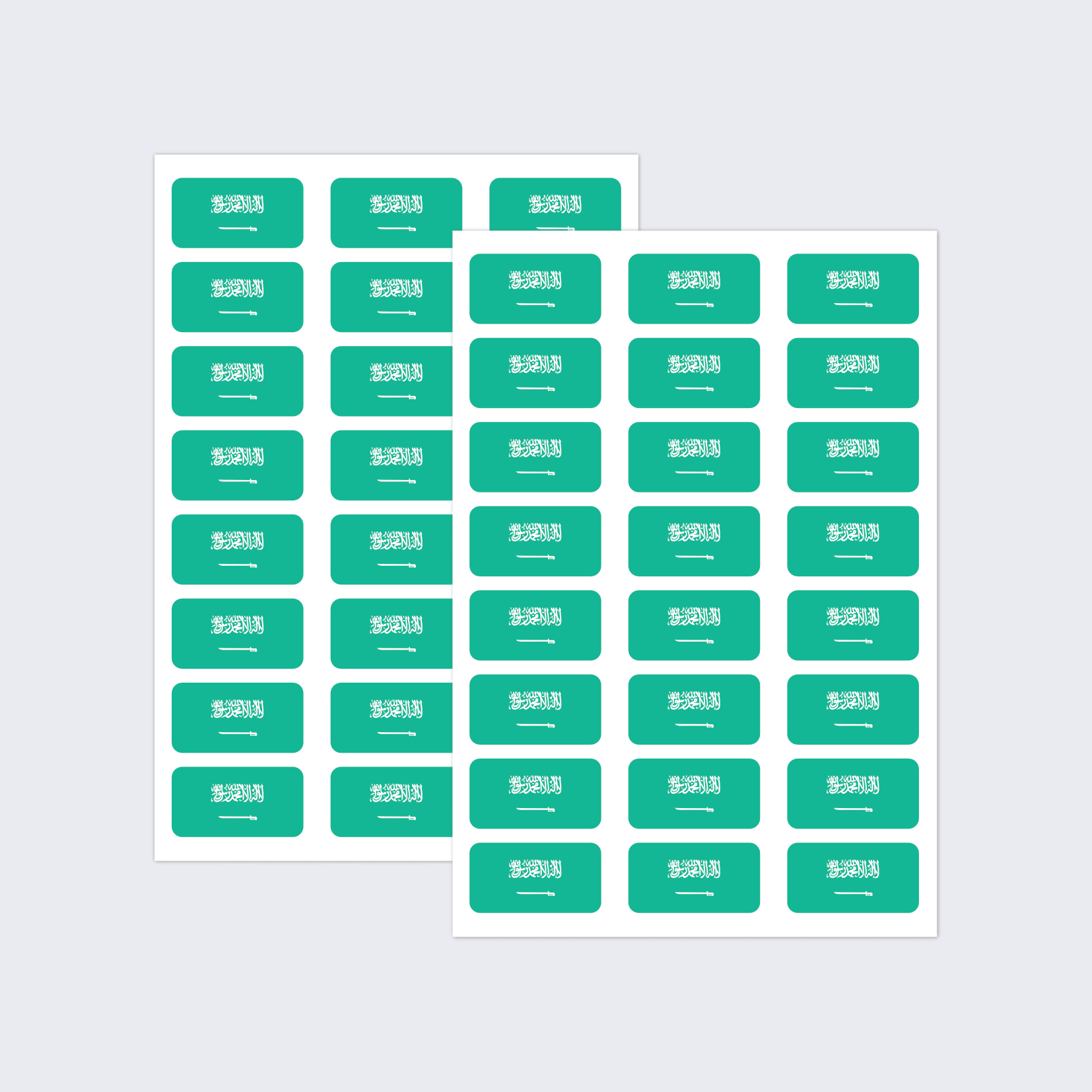Saudi Arabia Flag Stickers - Image 2