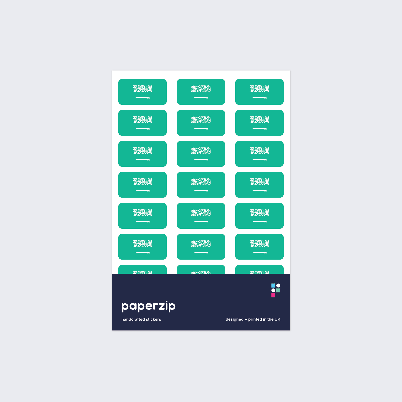 Saudi Arabia Flag Stickers