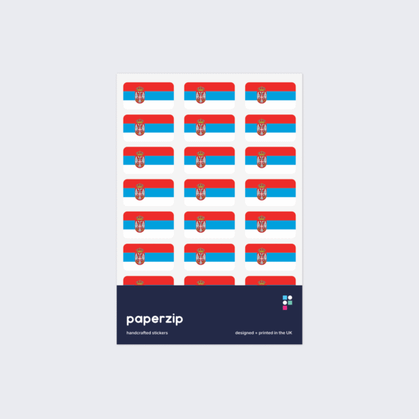 Serbia Flag Stickers