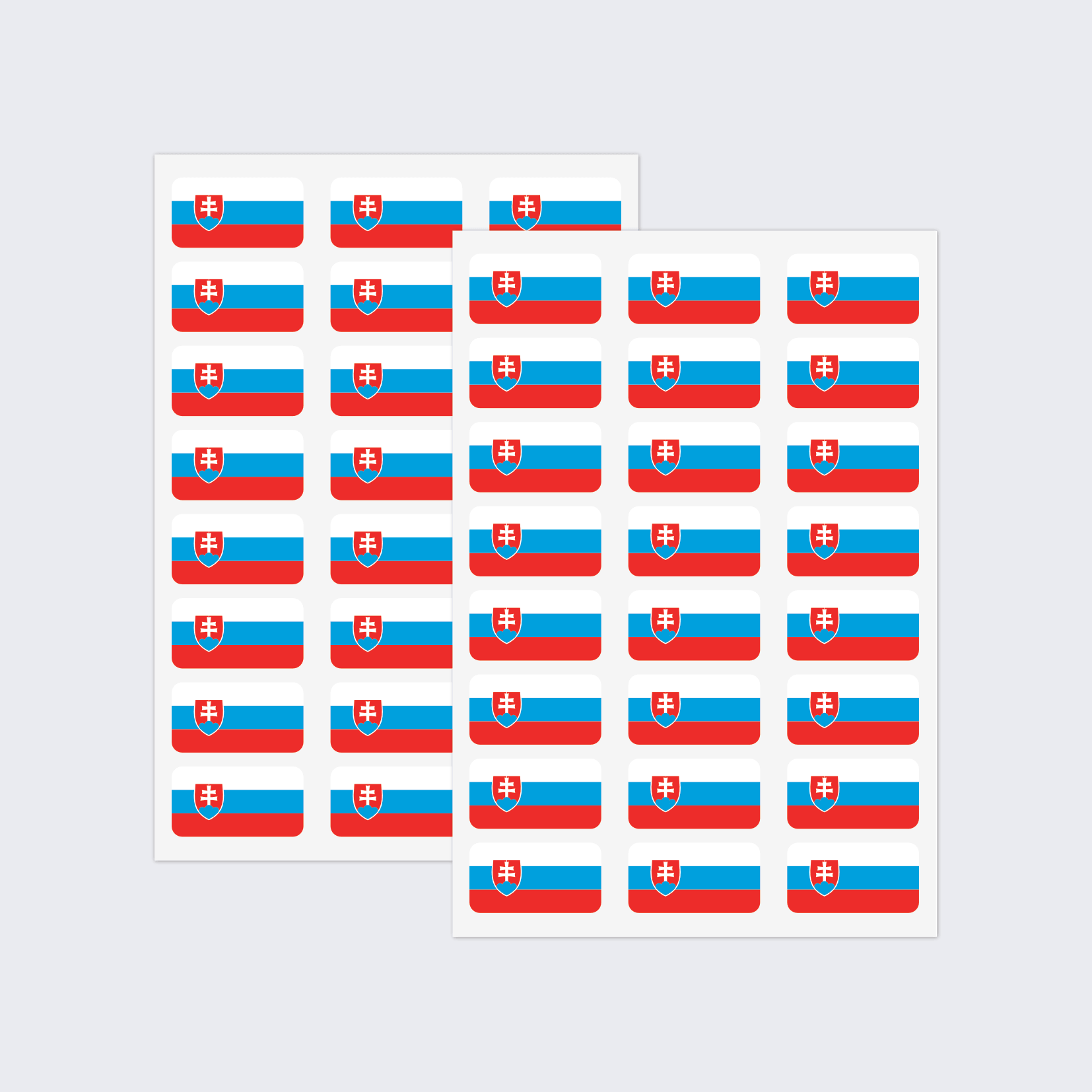 Slovakia Flag Stickers - Image 2