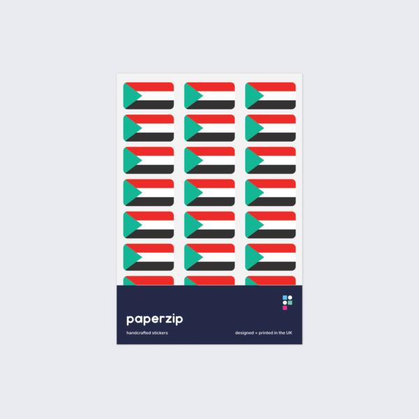 Sudan Flag Stickers