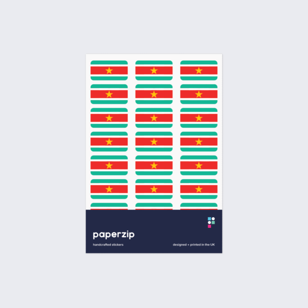 Suriname Flag Stickers