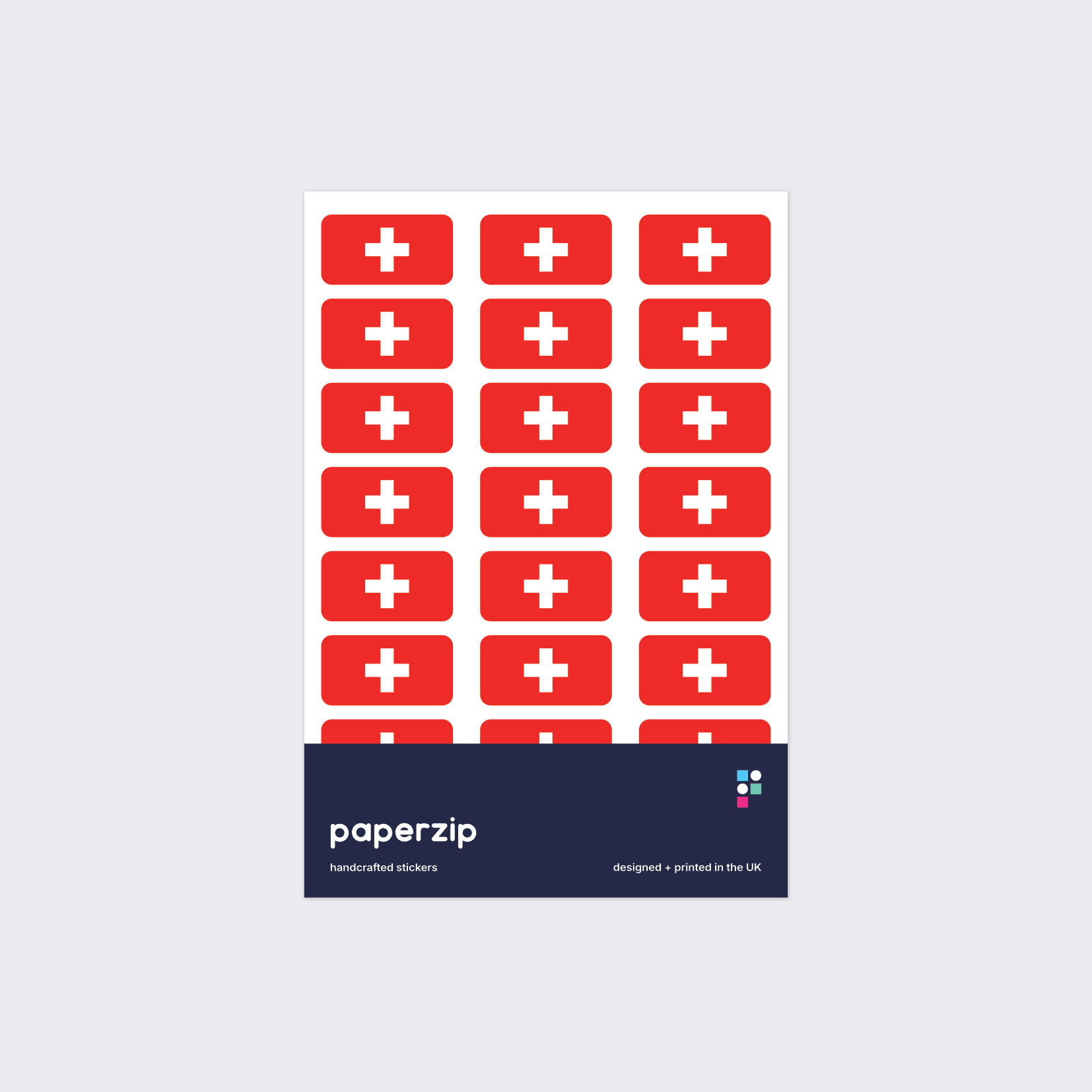 Switzerland Flag Stickers
