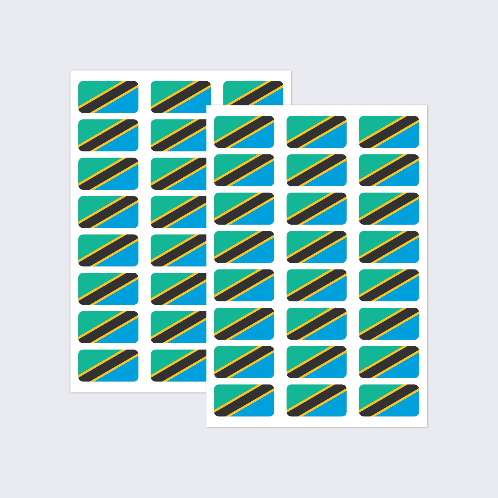 Tanzania Flag Stickers - Image 2
