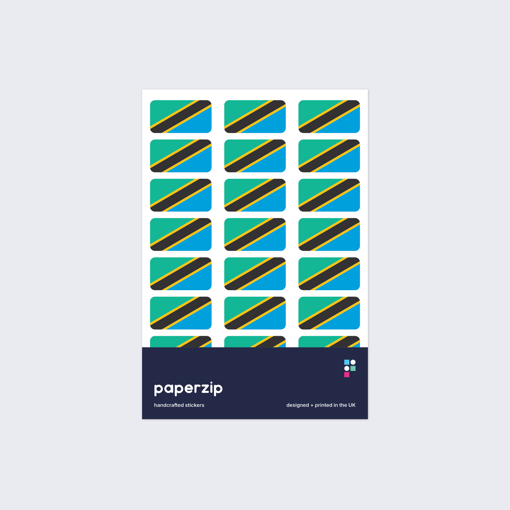 Tanzania Flag Stickers