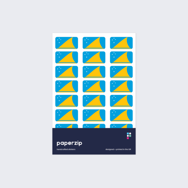 Tokelau Flag Stickers