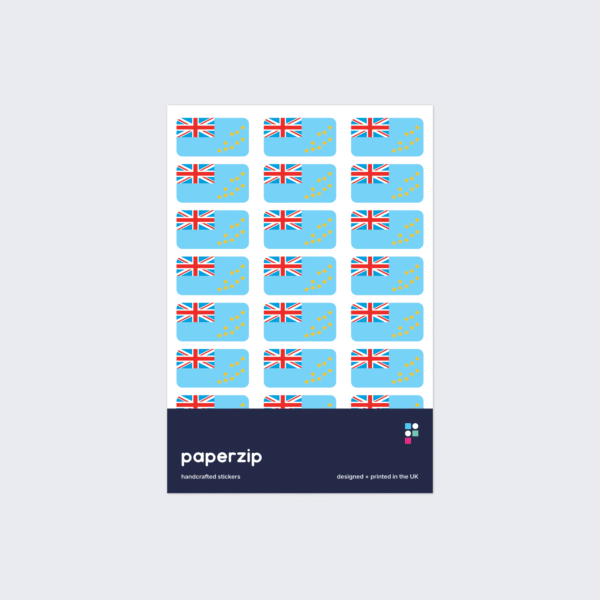 Tuvalu Flag Stickers