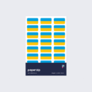 Ukraine Flag Stickers