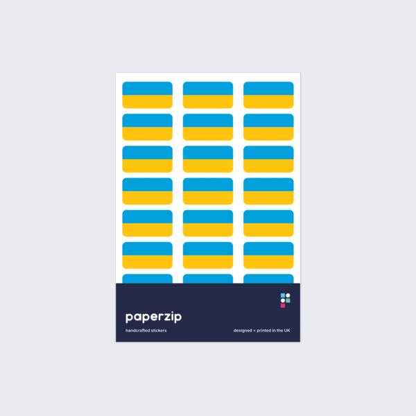 Ukraine Flag Stickers