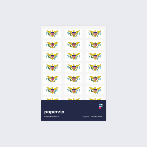 U.S. Virgin Islands Flag Stickers