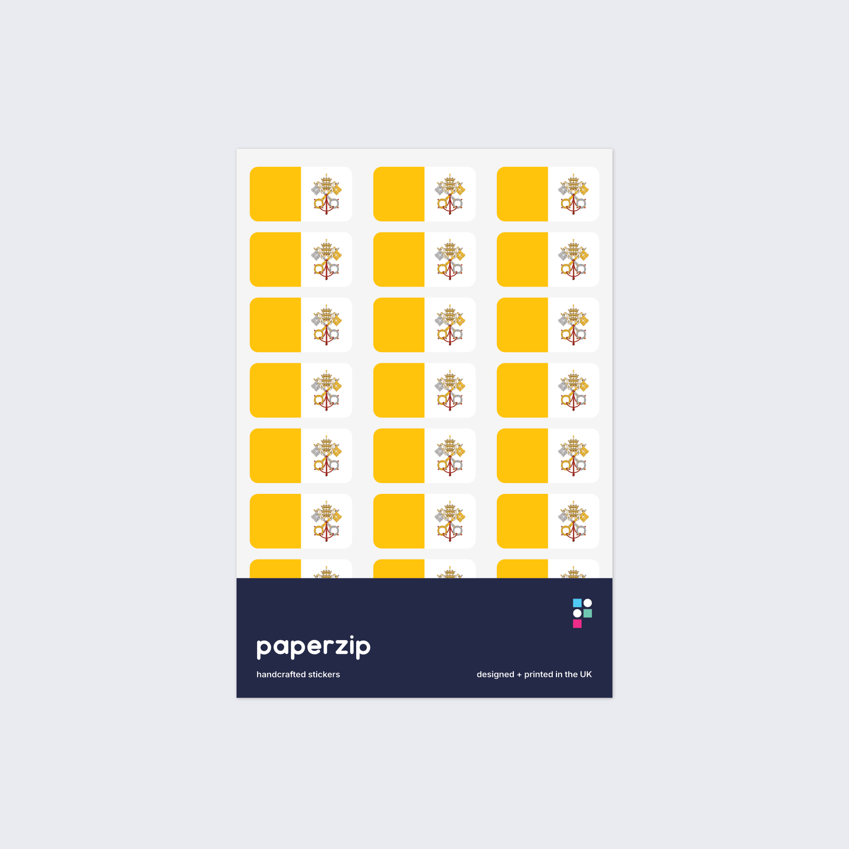 Vatican City Flag Stickers