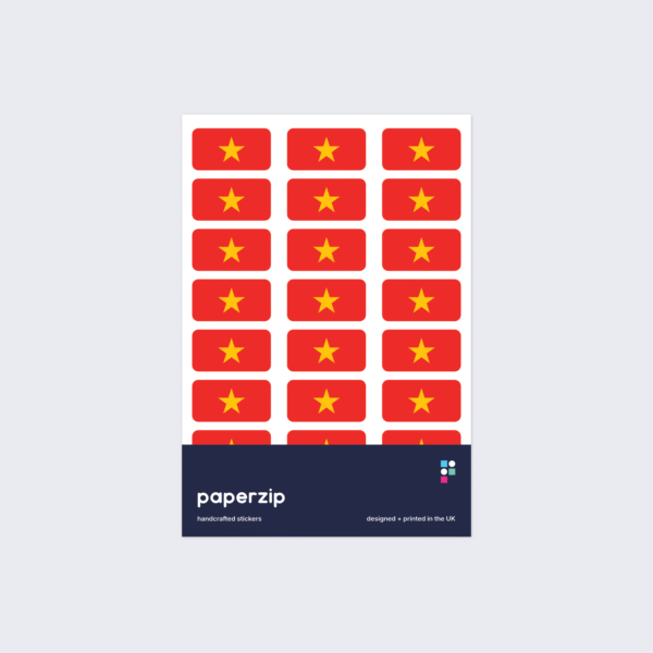 Vietnam Flag Stickers