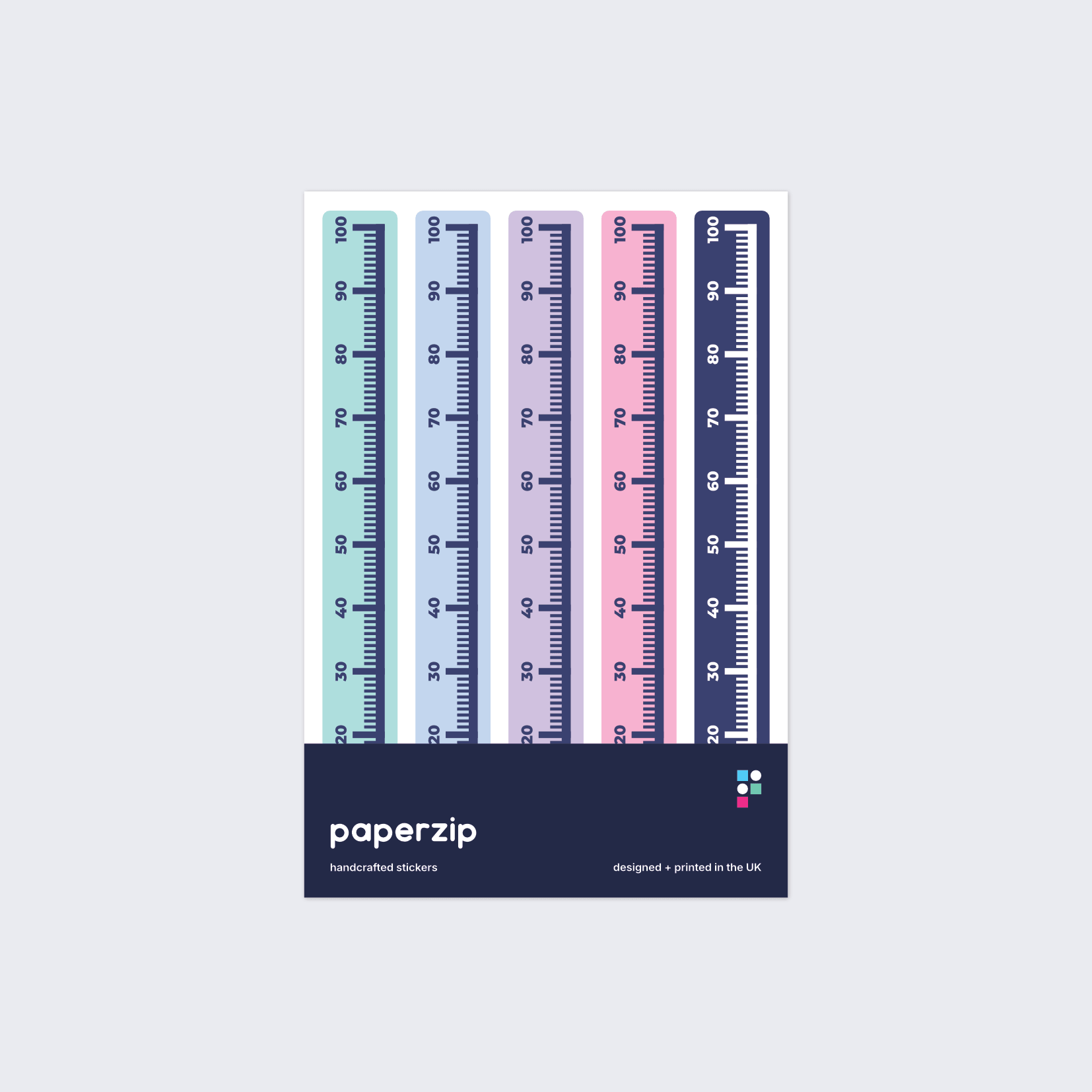 Number Lines to 100 (0-100) Stickers