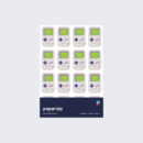 A pack of retro stickers in the style of the Nintendo Game Boy.